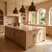Natürliche Italienische Breccia Damascata Marmorplatte Polierter Breccia-Terrakotta-Stein mit Weißen Adern für Luxuriöse Wand- und Bodenverkleidung