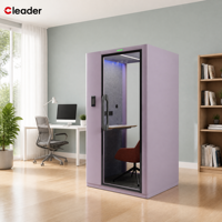 Cabine Acoustique Mobile Préfabriquée pour Studio d'Enregistrement, Isolation Sonore et Bureau Privatif