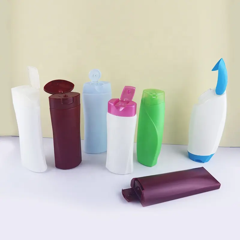 Shampoo Flip Top 180ml 200ml 400ml HDPE bottiglie e imballaggi di plastica all'ingrosso