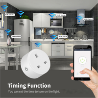 Prise intelligente WiFi FY41 UK avec moniteur d'énergie |   Statistiques du compteur de puissance en temps réel |   Commande vocale Google Home/Alexa |   Smart Life/Google