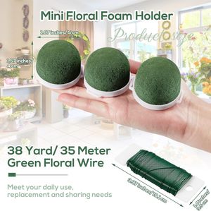 Mini Casual Phenolic Resin PP Dome-shaped Red Wine Bottle Floral <b>Stickers</b> <b>Flower</b> Arrangement Fresh <b>Flower</b> Decoration Decorative - Product Image 6