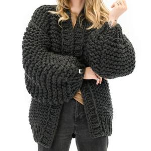 Pulls personnalisés en tricot faits à la main pour femmes, pulls multicolores avec patchs, <span class=keywords><strong>pull</strong></span> en tricot pour femme - Product Image 5