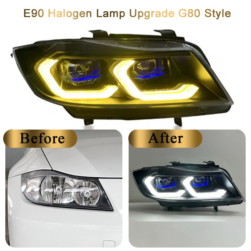 Faro DRL bianco/giallo - Versione alogena