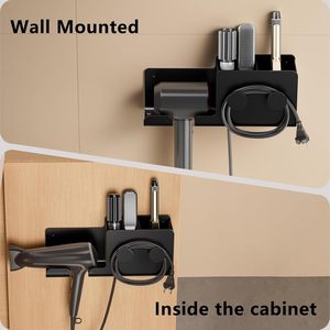 Support mural simple pour brosses à dents et sèche-cheveux, en aluminium, pour salle de bain, vente chaude - Product Image 3