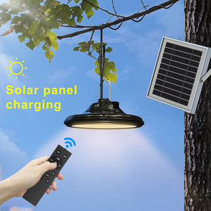 فانوس حديقة مقاوم للماء IP65 يعمل بالبطارية، فانوس خارجي <span class=keywords><strong>LED</strong></span> يعمل بالطاقة الشمسية على شكل UFO، فانوس <span class=keywords><strong>LED</strong></span> شمسي ذكي مع جهاز تحكم عن بعد - Product Image 6