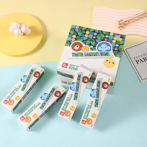 Top usine Promotion personnalisé mignon école papeterie ensemble 15cm 6 pouces en plastique bricolage Puzzles règles droites échelle règle pour les enfants - Product Image 3