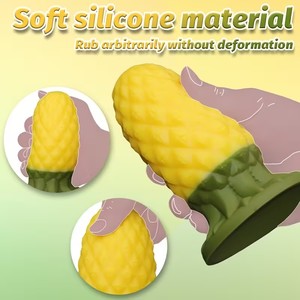 Neues Simuliertes Ananas-förmiges Silikon Analplug-Set SM Analdehner für Männer und Frauen Masturbator 100% Wasserdicht Erotikspielzeug - Product Image 3