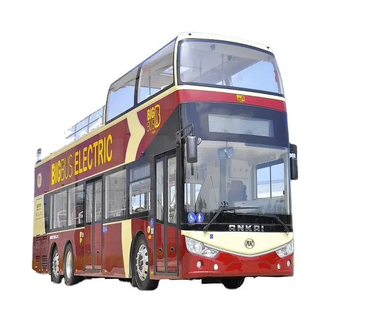 ANKAI Double Deck Citybus 12 Mét 78 Chỗ Ngồi Mở Đầu Với Mái An Toàn Xe Buýt Du Lịch