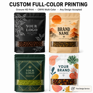 Sacchetti Personalizzati per Caffè in Grani, 100% Riciclabili in PE, Stampa Rotocalco, Impermeabili, con Chiusura a Zip e <span class=keywords><strong>Valvola</strong></span> Sigillata, Confezione Riutilizzabile - Product Image 3