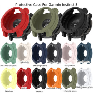Custodia protettiva in Silicone Smart Watch per Garmin Instinct 3 solare 45mm 50mm per Garmin Instinct E Cover protettore dello schermo - Product Image 2
