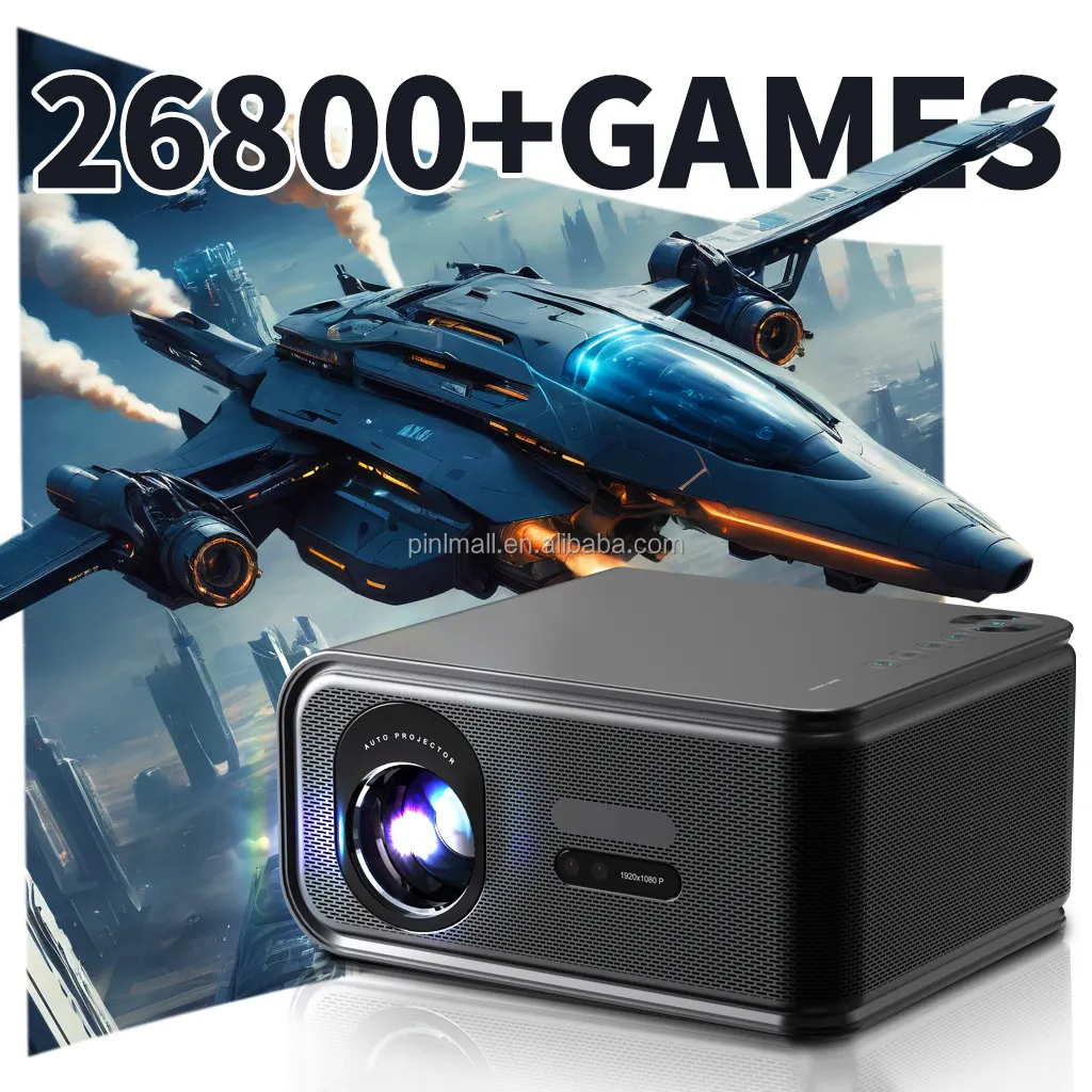 600 Ansi Lumen Beste Nieuwe 4K Projector Hd 1080 Ai Proyector Android Wifi Draagbare Lcd Video Led Projector