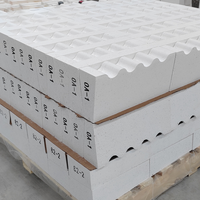 Brique réfractaire en corindon et mullite Rongsheng, résistante aux chocs thermiques et à la compression élevée, utilisée pour les fours industriels thermiques