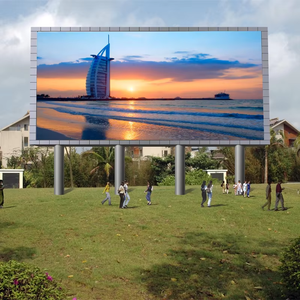 จอแสดงผล LED สีเต็มรูปแบบกลางแจ้ง 4K IP66 กันน้ำ รุ่น SL10 ระยะพิกเซล 10 มม. สำหรับโฆษณาบนอาคารและป้ายสถานที่สำคัญในเมือง - Product Image 3