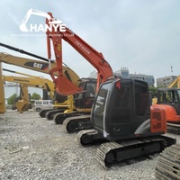 Offre Spéciale : Excavatrice Hitachi ZX60 d'occasion, 6 tonnes, petite pelle sur chenilles, d'origine Japon, 40,5 kW, faible nombre d'heures de fonctionnement, engin de construction