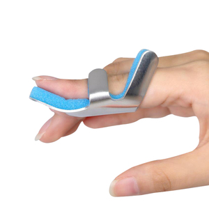 Belat Aluminium bisbol, imobilisasi jari Orthosis perlindungan darurat Splint jari melengkung - Product Image 2