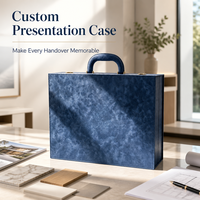 Kit de documents de propriété personnalisé haut de gamme pour boîte de livraison, avec impression et dorure, pour emballage cadeau et projets clés