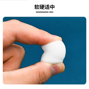 Éponge de nettoyage en polyuréthane haute densité blanche pour tuyaux de chauffage par le sol, 3x2cm, 3x2.5cm, forme ronde circulaire - Product Image 4