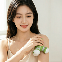 Masseur vibrant sans fil à 3 têtes, relaxant musculaire portable pour le corps entier, pour soulager les tensions