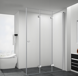 EVERBRIGHT Porte de douche moderne sans cadre de 6mm 8mm 10mm en verre trempé avec ouverture coulissante Style à <span class=keywords><strong>angle</strong></span> droit Design simple - Product Image 2