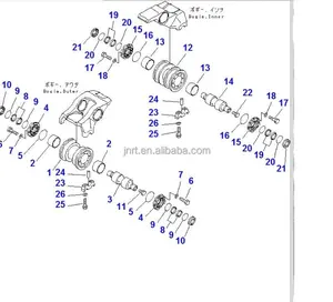 High quality hot sale D65EX-15 MAGNET 154-43-73651 bulldozer parts