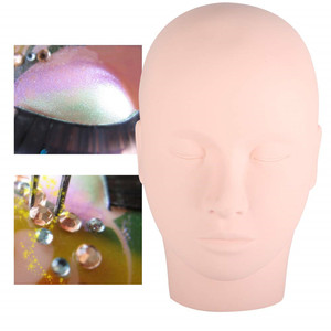 Tête de visage de poupée de mannequin de peau de silicone de marque privée pour la pratique permanente de maquillage <span class=keywords><strong>croquis</strong></span> de <span class=keywords><strong>tatouage</strong></span> de lèvre de sourcil pour des tatoueurs - Product Image 2