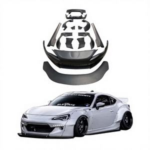 Para Toyota GT86/BRZ Body Kit Upgrade <span class=keywords><strong>Rocket</strong></span> <span class=keywords><strong>Bunny</strong></span> 2 Estilo Parachoques delantero Guardabarros Faldón lateral Separador de labios trasero Piezas de alerón trasero N - Product Image 1