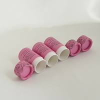 Boîte en papier kraft biodégradable, écologique, recyclable, pour emballage cosmétique de baume à lèvres, sur mesure, faite à la main, effet délavé