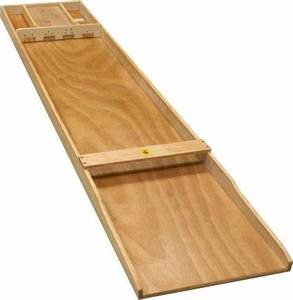 Bàn Đá Phiến Kiểu Hà Lan Bằng Gỗ Nguyên Khối 72Inch/Bàn Đá Phiến Sjoelbak - Product Image 2