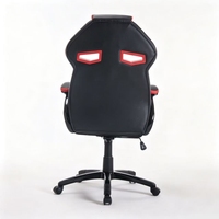 Chaise de jeu ergonomique robuste à prix d'usine, pivotante et inclinable, en cuir PU, avec logo personnalisé