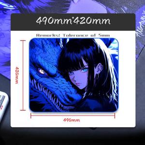 Không trượt cơ sở lớn e-thể thao bàn phím Mat Scratch <span class=keywords><strong>Proof</strong></span> Anime Tempered Glass chuột Pad cho điều khiển chính xác PC phụ kiện - Product Image 5