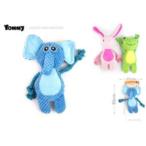 Jouet pour chien en peluche Yommy, éléphant, 30 cm, jouet interactif pour animaux de compagnie - Product Image 1