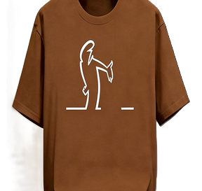 T-shirt décontracté à manches courtes en coton, motif graphique rétro d'animation humoristique, personnage dessiné à la craie qui se plaind, coupe oversize, style streetwear - Product Image 2