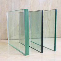 Verre feuilleté trempé transparent insonorisé et de sécurité certifié CE, 6mm, 8mm, 10mm, 12mm, pour escaliers extérieurs et salles de bain - Vente en gros