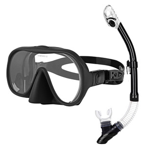 Ensemble de masque de plongée avec lunettes en verre trempé, anti-buée, en silicone, équipement universel pour sports nautiques - Product Image 5