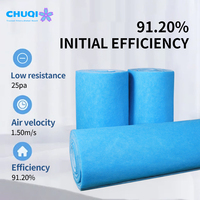Préfiltre à air durable pour ligne de peinture F1 ignifuge pour la ventilation des salles de classe, dimensions standard, fournisseur exportateur en gros