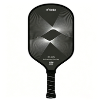 Raquette de pickleball haute performance en fibre de carbone, noyau en nid d'abeille PP, raquette de pickleball de tournoi