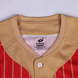 Custom Order baseball jersey latest style fast shipping red sublimation baseball jerseys - Product Image 3