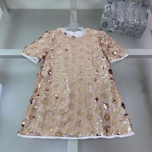 Nouvelle Robe d'été de Luxe Imprimée Asymétrique à une Épaule Longueur Genou en Polyester/Coton Lavable Anti-Plis pour Filles - Product Image 3