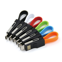 Kabel Charger Magnet 3 in 1 USB Keychain Ukuran Pendek dan Saku, Hadiah Promosi Bersertifikasi CE RoHS