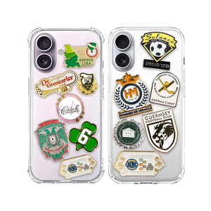 Diseña tu propio broche de teléfono <span class=keywords><strong>Metal</strong></span> solapa Club esmalte Pin teléfono móvil decoración pegatina emblema para funda de teléfono - Product Image 5