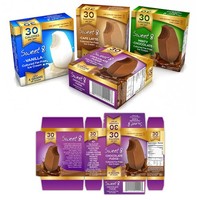 Boîte en carton personnalisée en gros pour supermarché, épicerie, aliments surgelés, collations, emballage en papier pour la crème glacée