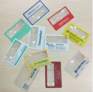 Lupa de Bolsillo Personalizada para Tarjetas de Visita, Lupa Bifocal de Mano, Lupa de Lectura del Tamaño de una Tarjeta de Crédito - Product Image 6