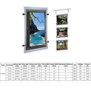 8.2 Inch *11.6inch <b>LED</b> <b>Light</b> <b>Box</b> C2-A4 <b>Light</b> Menu <b>Light</b> <b>Box</b> for Mall - Product Image 1