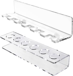 Étagère murale en acrylique de haute qualité Cueelf pour le rangement des queues de billard, support à double fixation, organisateur gain de place pour les queues de billard - Product Image 1