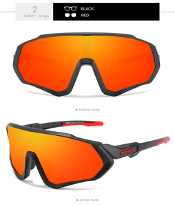 DUBERY Wholesale Oversize Unisex <strong>Sports</strong> <strong>Sunglasses</strong> <strong>Polarized</strong> UV400 2023 Fashion Model D612 2025 - Product Image 2