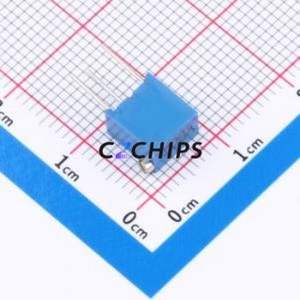 Resistencia Ajustable/Potenciómetro 3266X-502, Componente de Orificio Pasante (THT)-3P, Resistencia de 6.8x4.7mm, 5kOhm, 10%, 500mW, 250ppm ℃ - Product Image 2