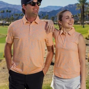 เสื้อโปโลลายดอกไม้สไตล์วินเทจสำหรับผู้ชายรุ่นจูเนียร์ สีแดง ขาว น้ำเงิน  โลโก้แบบกำหนดเอง  ทรงหลวมใส่สบาย  เหมาะสำหรับกีฬากอล์ฟ สีขาว - Product Image 5