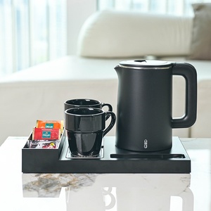 1.2L Hotel Stainless Steel Cordless Electric <b>Kettle</b> Tray Set Digital Control Multifunctional Anti-Dry Burning Colorful Keep-Warm - Product Image 2