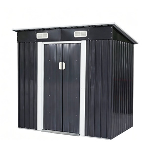Caseta <span class=keywords><strong>de</strong></span> <span class=keywords><strong>Jardín</strong></span> Metálica para Exteriores <span class=keywords><strong>de</strong></span> 3x5 Pies con Techo Pentagonal, Impermeable, Ecológica, con Recubrimiento en Polvo, Fácil <span class=keywords><strong>de</strong></span> Montar, Venta al por Mayor, Muebles <span class=keywords><strong>de</strong></span> <span class=keywords><strong>Jardín</strong></span> - Product Image 2