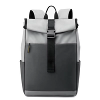 Sac à dos pour ordinateur portable de grande capacité, imperméable, pour hommes, sac de bureau, sac de voyage pour les trajets courts en avion